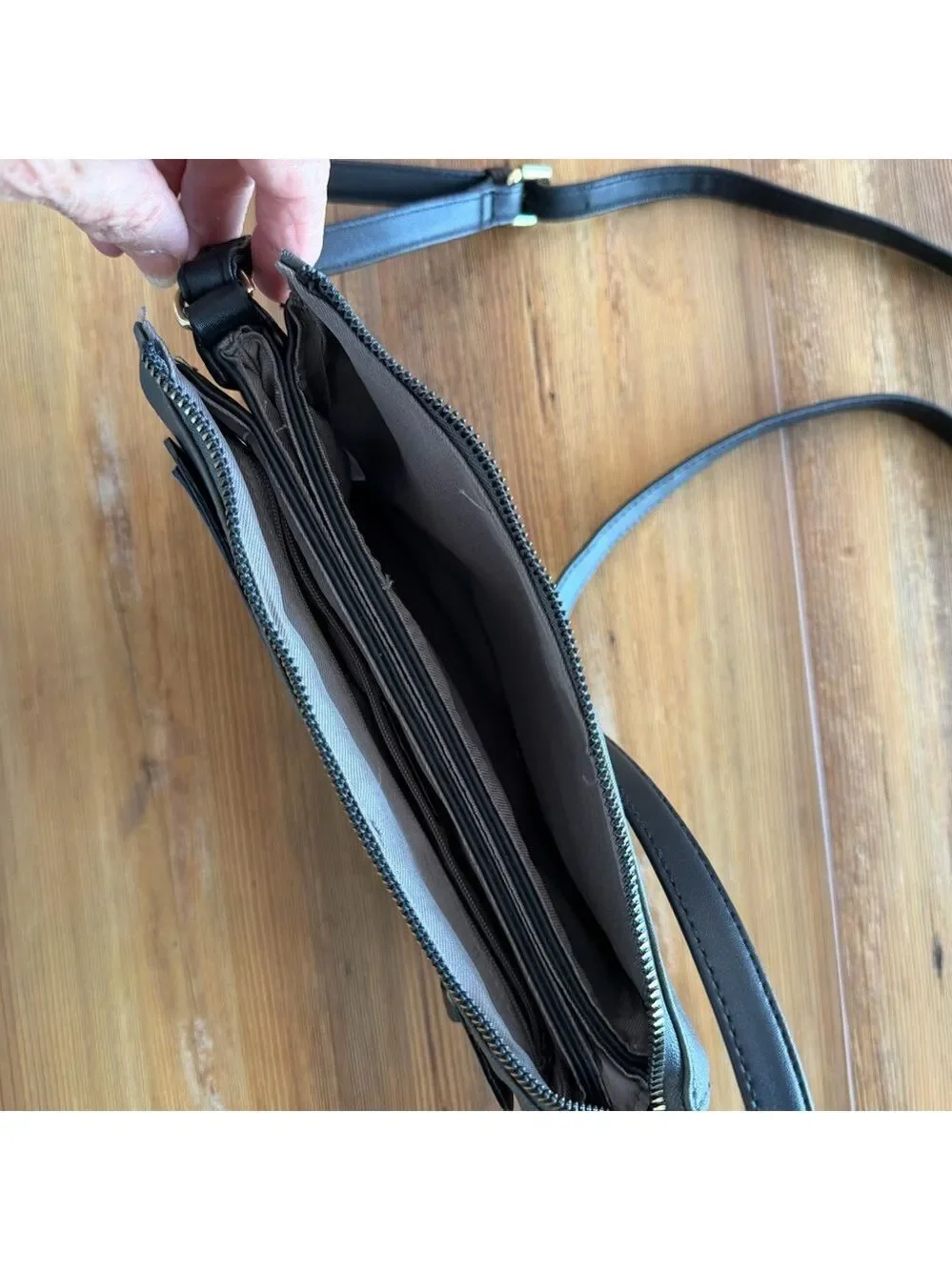 Tutilo Charcoal Crossbody Bag Purse #2512136